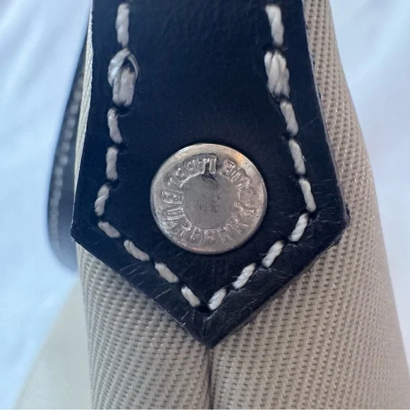 Burberry Blue Label Beige Canvas & Leather Bag - Picture 6 of 10